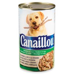 Alimento húmido para cão com carne/arroz/legumes