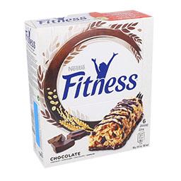 Barras fitness com chocolate
