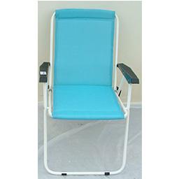 Cadeira de Cretone Azul