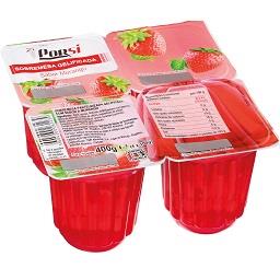 Sobremesa gelatina de morango