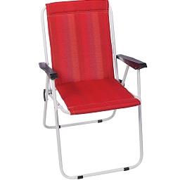 Cadeira de Cretone Vermelha