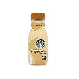 Bebida de leite frappuccino vanilla