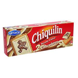 Bolachas chiquilin, com 2 chocolates