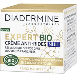 Diadermine Diadermine Expert BIO - Crème anti-rides nuit le pot de 50 ml