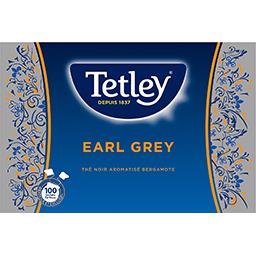 Tetley Tetley Thé Earl Grey la boite de 100 sachets - 200 g