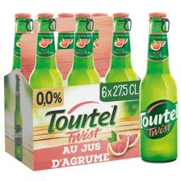 Tourtel Twist Tourtel twist Bière sans alcool au jus d'agrume les 6 bouteilles de 27,5cl