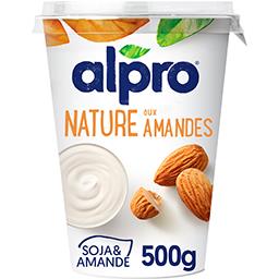 Alpro Alpro Dessert végétal soja nature aux amandes le pot de 500 g