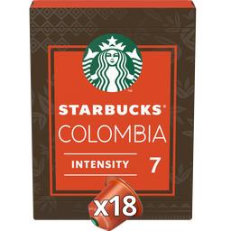 Starbucks Starbucks Capsules de café compatibles Nespresso Single-Origin Colombia intensité 7 la boîte de 18 capsules - 101g