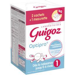 Optipro Lait Infantile 1er Age Poudre Des La Naissance Guigoz Intermarche