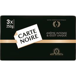 Carte Noire Carte Noire Café moulu pur arabica les 3 paquets de 250 g