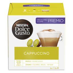 Nescafé Nescafé Dolce Gusto - Caspsules de café moulu Cappuccino les 16 capsules - 186,4 g