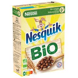 Nestlé Nestlé Nesquik Céréales petit déjeuner BIO au chocolat la boite de 375g