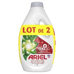Ariel Lessive liquide Ultra détachant Le lot de 2 bidons - 44 lavages