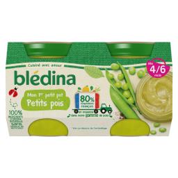 Mon 1er Petit Pot Petits Pois Des 4 6 Mois Bledina Intermarche