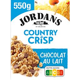 Jordans Jordans Country Crisp - Céréales complètes & chocolat au lait extra fin la boite de 550 g