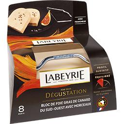 Labeyrie Labeyrie Bloc de foie gras de canard du Sud-Ouest avec morceaux le bloc de 300 g + lyre
