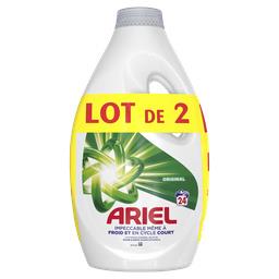 Ariel Lessive liquide Original Le lot de 2 bidons - 48 lavages