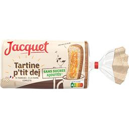 Jacquet Jacquet Tartine P'tit Dej à la farine complète le paquet de 14 tranches - 410 g