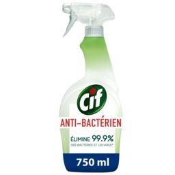Cif Cif Spray nettoyant antibactérien multi-usages sans javel le spray de 750ml