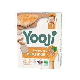 Yooji Yooji Haché de poulet Bio pour bébés - dès 6 mois la boîte de 12 portions - 120g