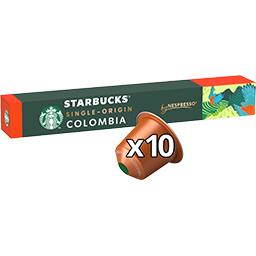 Starbucks Starbucks Capsules de café compatibles Nespresso Single-Origin Colombia la boîte de 10 capsules - 57g