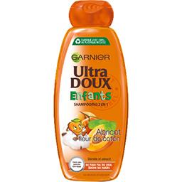 Garnier Ultra-Doux Enfants - Shampooing 2 en 1 abricot & fleur de coton le flacon de 400 ml