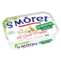 St Môret Saint Moret Spécialité fromagère à tartiner nature et réduite en sel la barquette de 150g
