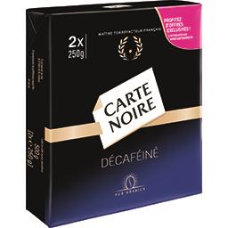 Carte Noire Carte Noire Café moulu décaféiné les 2 paquets de 250 g