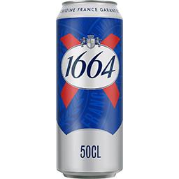 1664 1664 Bière blonde la canette de 50cl