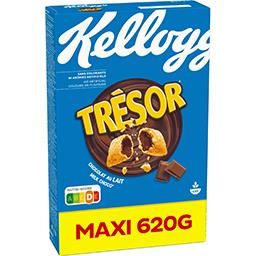 Kellogg's Kellogg's Trésor - Céréales fourrées chocolat au lait la boite de 620 g