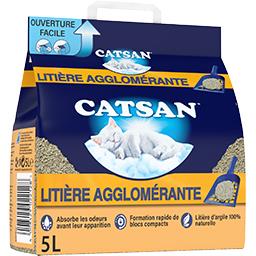 Catsan Catsan Litière pour chat agglomérante le sac de 5l