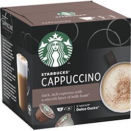 Starbucks Starbucks Café Capsules DOLCE GUSTO Cappuccino la boîte de 12 capsules - 120g