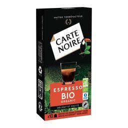 Carte Noire Carte Noire Capsules de café compatible Nespresso moulu Espresso BIO la boite de 10 capsules - 53 g