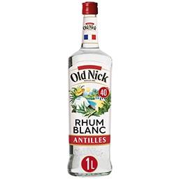 Old Nick Old Nick Rhum blanc traditionnel Antilles la bouteille de 100cl