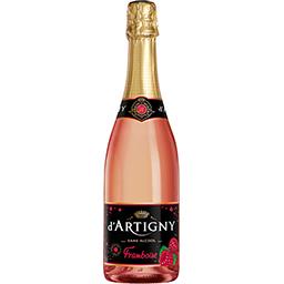 d'Artigny D'Artigny Boisson pétillante à la framboise, sans alcool la bouteille de 75cl