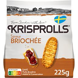 Krisprolls Krisprolls Petits pains suédois saveur Briochée le paquet de 225 g