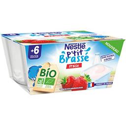 Dessert Bebe Bio Brasse A La Fraise Des 6 Mois P Tit Brasse Intermarche