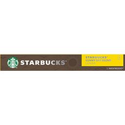 Starbucks Starbucks Capsules de café compatibles Nespresso Sunny Day Blend intensité 5 la boîte de 10 capsules - 56g