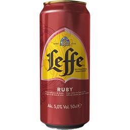 Leffe Leffe Ruby - Bière belge fruits rouges et bois de rose la canette de 50 cl