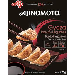 Ajinomoto Ajinomoto Gyoza bœuf et légumes ravioli à poêler la barquette de 10 pièces - 212 g