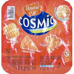 Cosmic Coffret 4 Saveurs Assortiment De Biscuits Souffles A Base De Cereales Et De Pomme De Terre Saveur Fromage Toma Bouton D Or Intermarche