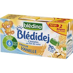 Bledidej Cereales Au Lait De Suite Saveur Vanille Des 6 Mois Bledina Intermarche