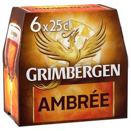 Grimbergen Grimbergen Ambrée - Bière d'Abbaye le pack de 6x25cl 
