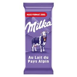 Milka Milka Chocolat au lait du pays alpin la tablette de 200 g
