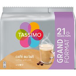 Tassimo Tassimo Capsules de café au lait les 21 capsules de 11,5 g