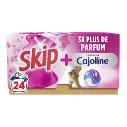 Cajoline Skip Lessive Capsules 3-en-1 Touche de Cajoline la boite de 24