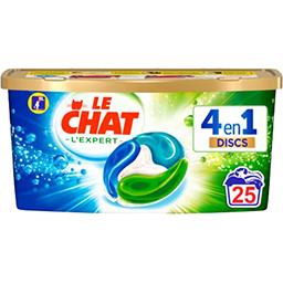 Le Chat Le Chat L'Expert - Discs de lessive liquide 4 en 1 les 25 doses de 25 g