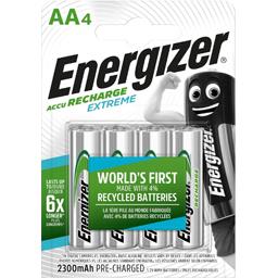 Energizer Energizer Piles rechargeables HR6 Extreme AA 1,2V les 4 piles