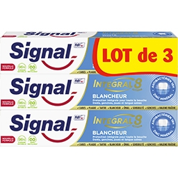 Signal Signal Intégral Dentifrice blancheur le lot de 3 dentifrices de 75ml - 225ml