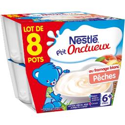 P Tit Onctueux Fromage Blanc Peche 6 Mois Nestle Bebe Intermarche